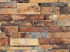 Sunset Multi Color Slate Ledger Panel